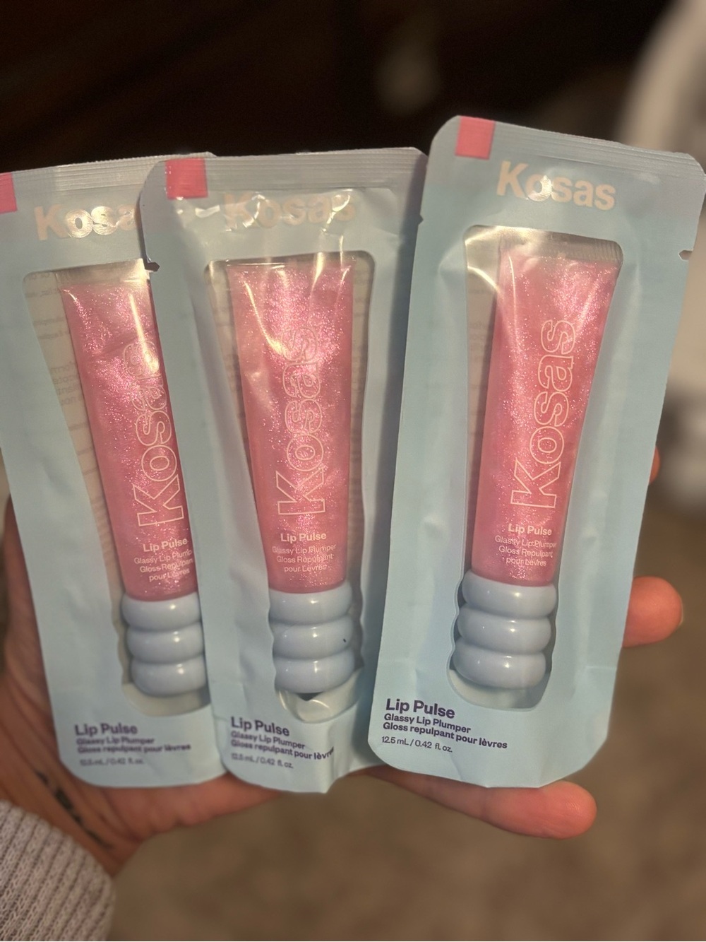 Kosas Lip Pulse Glossy Lip Plumper — Shimmery Pink